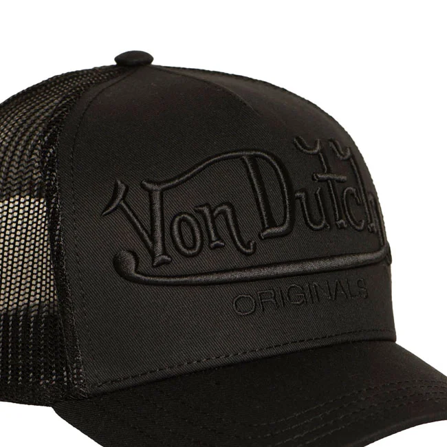 Von Dutch Baseball mesh cap black