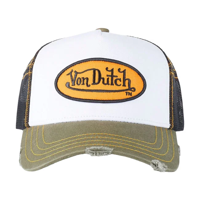 Von Dutch Dutch Trucker mesh cap white/black