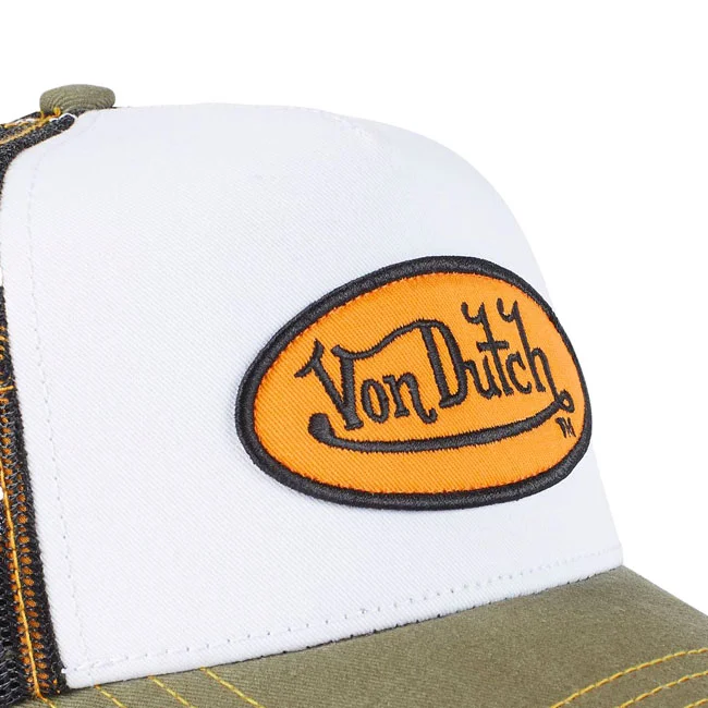 Von Dutch Dutch Trucker mesh cap white/black
