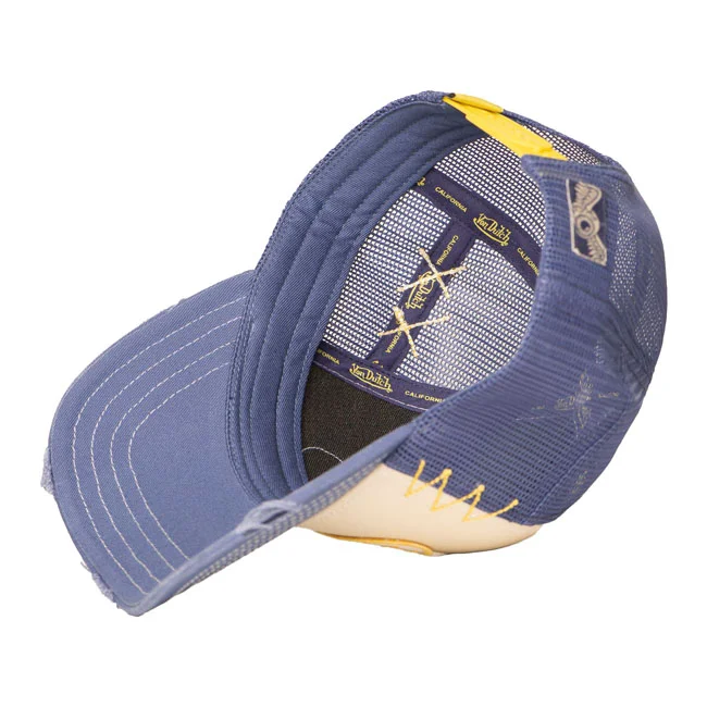 Von Dutch Trucker mesh cap blue/beige
