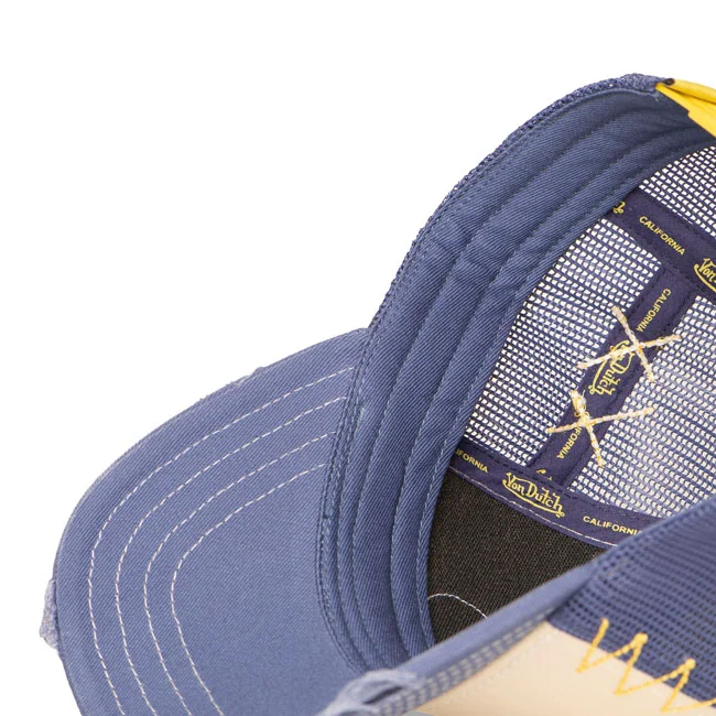 Von Dutch Trucker mesh cap blue/beige