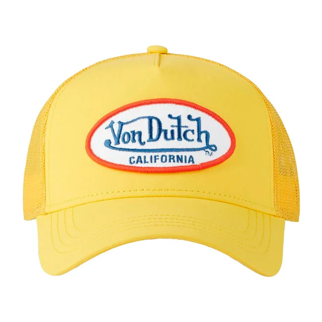 Von Dutch Trucker mesh cap yellow