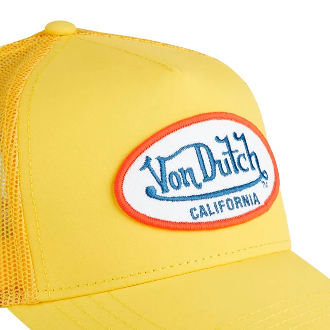 Von Dutch Trucker mesh cap yellow