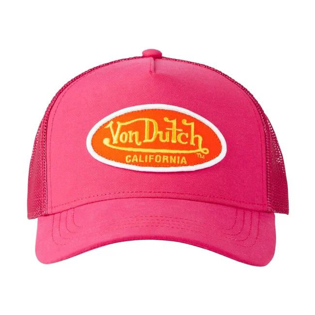 Von Dutch Trucker mesh cap pink