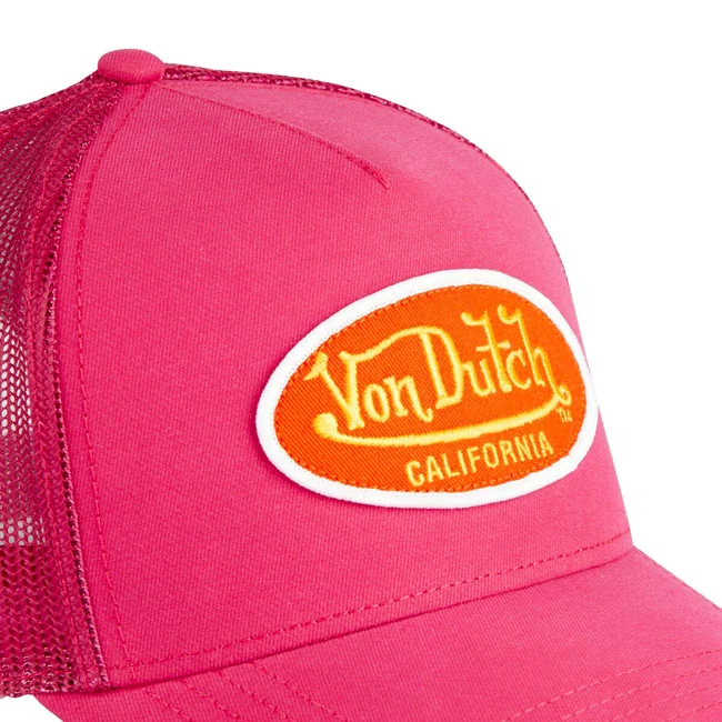 Von Dutch Trucker mesh cap pink