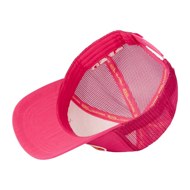 Von Dutch Trucker mesh cap pink
