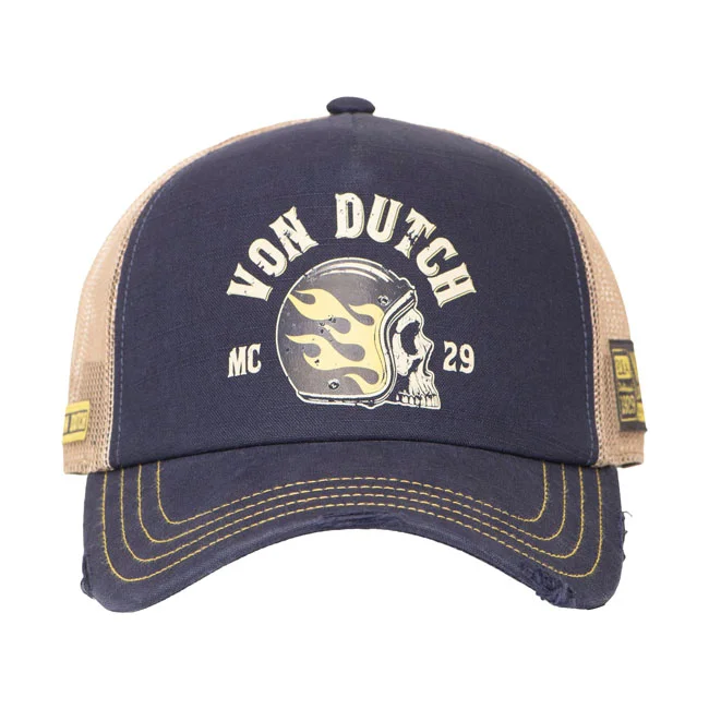 Von Dutch Trucker crew cap helmet skull