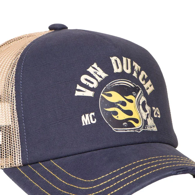 Von Dutch Trucker crew cap helmet skull