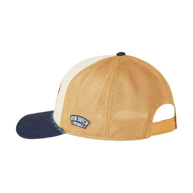 Von Dutch Semi curve cap mustard