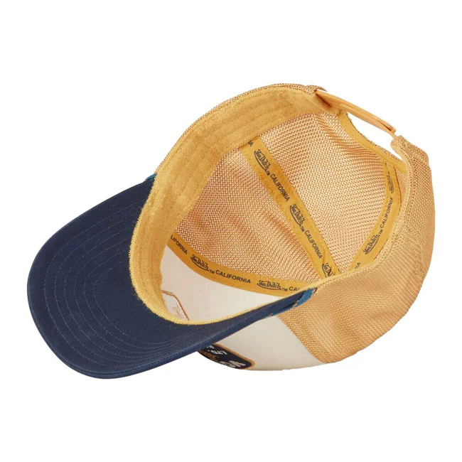 Von Dutch Semi curve cap mustard