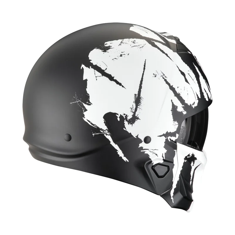 Scorpion Exo-Combat II Marauder helmet matt black/white