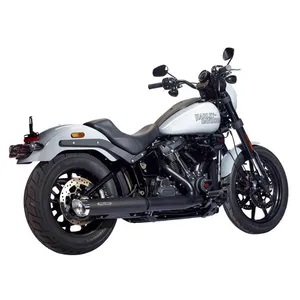 Miller Exhaust Miller, Liberty Slip-Ons black. Endcap SlashCut pol.
