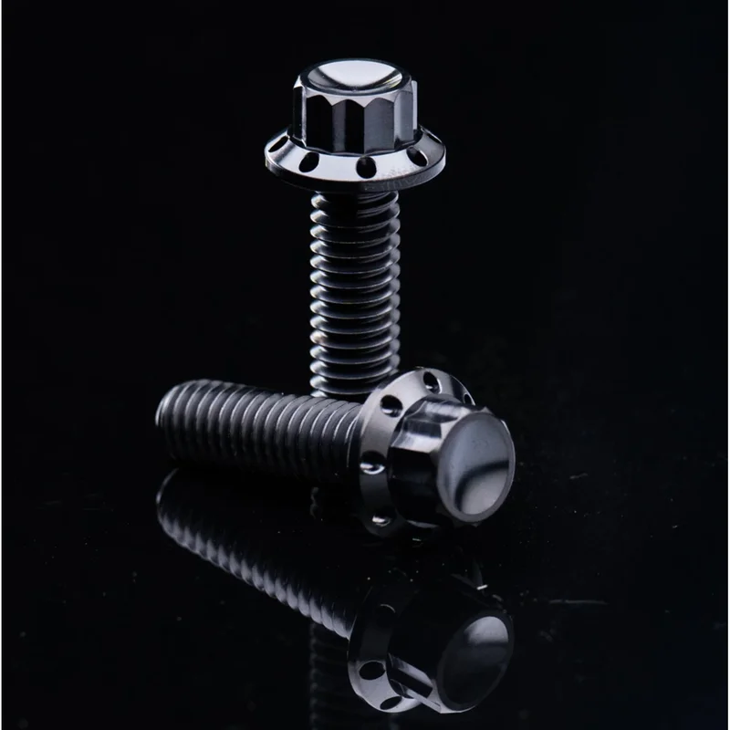 Arlen Ness Titanium 12-point transmission side cover bolt k