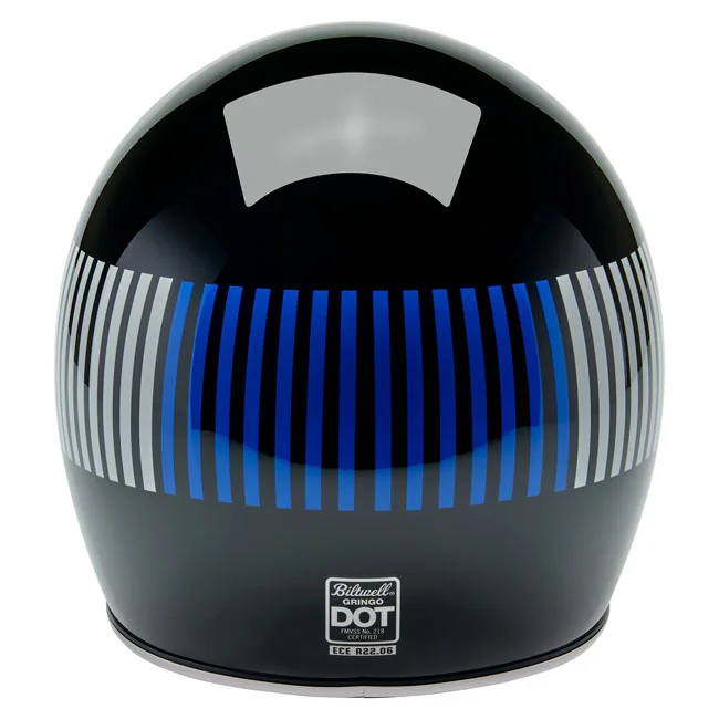 Biltwell Gringo RWB Raceflow helmet black