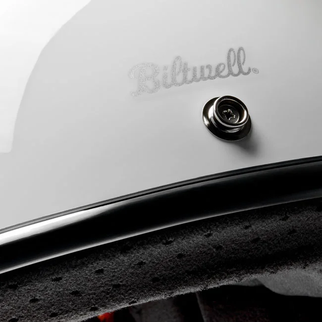 Biltwell Gringo helmet gloss white