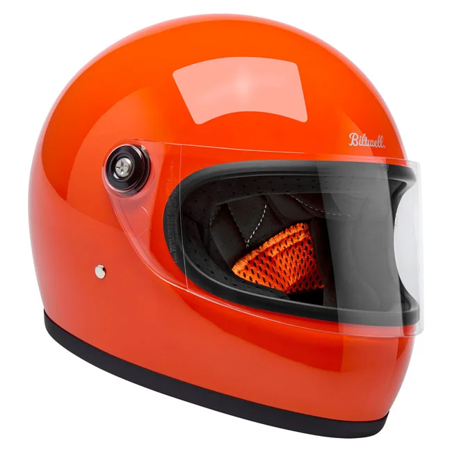 Biltwell Gringo S helmet gloss hazard orange