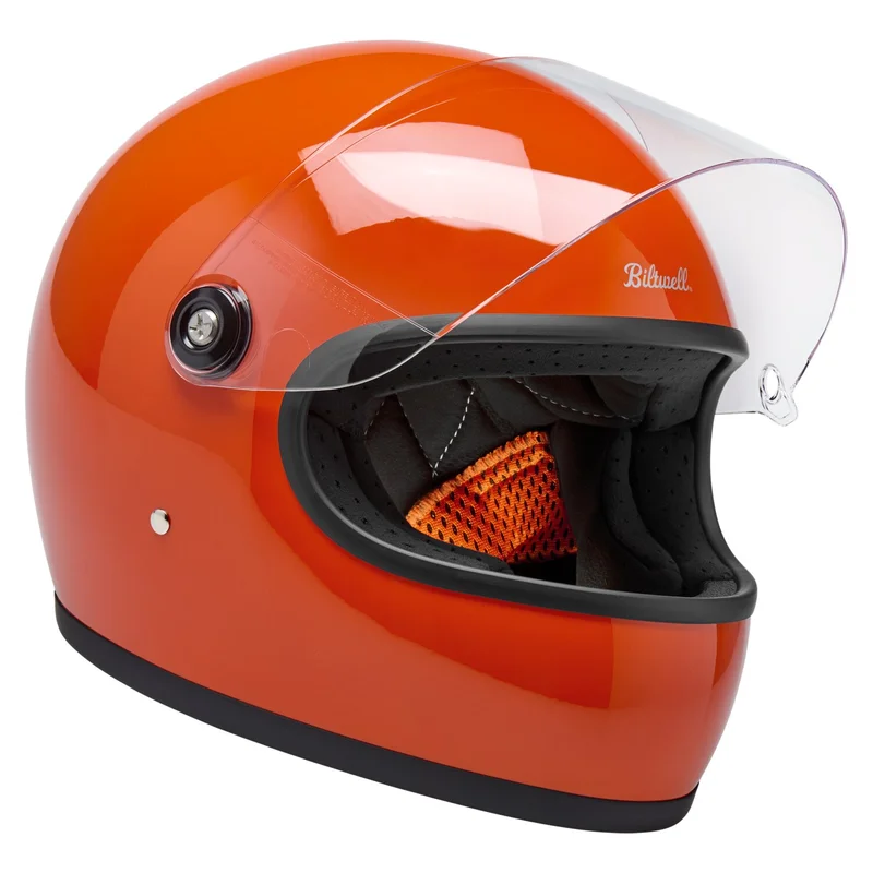 Biltwell Gringo S helmet gloss hazard orange