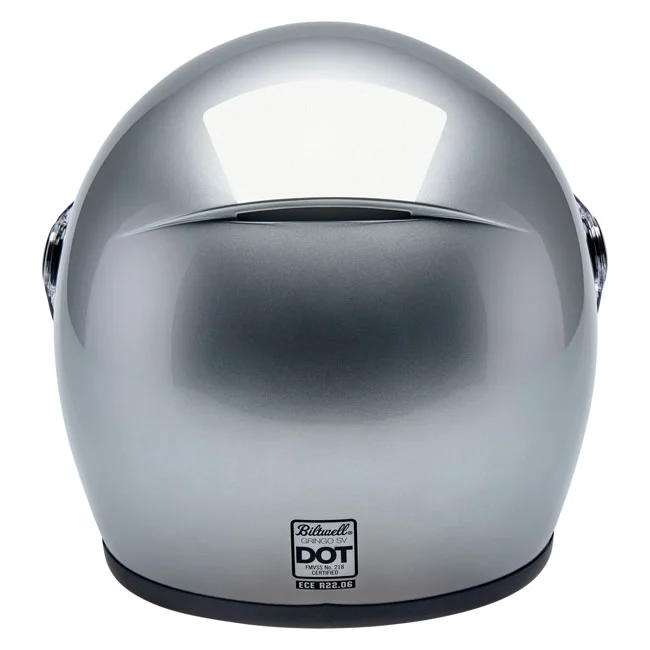 Biltwell Gringo SV helmet gloss silver