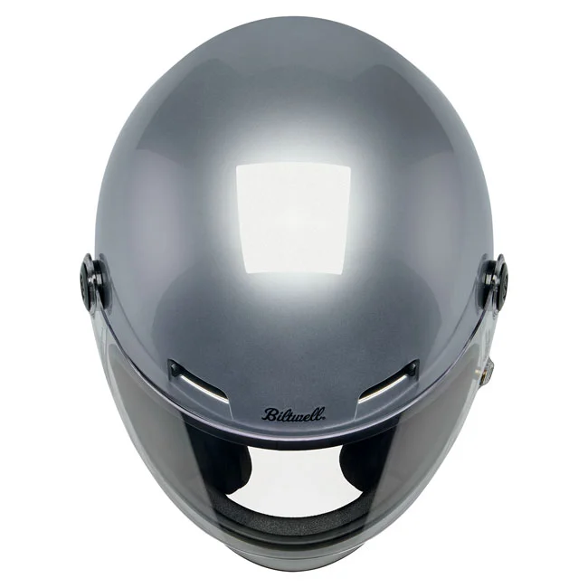 Biltwell Gringo SV helmet gloss silver