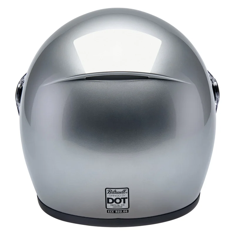Biltwell Gringo SV helmet gloss silver