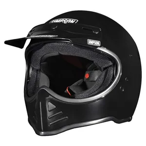 Simpson Simpson M52 helmet black glossy