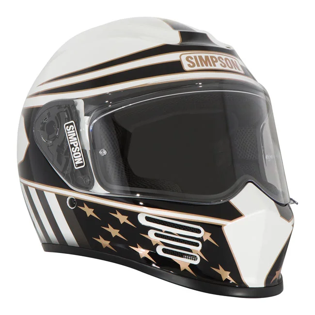 Simpson Speed helmet americana gold