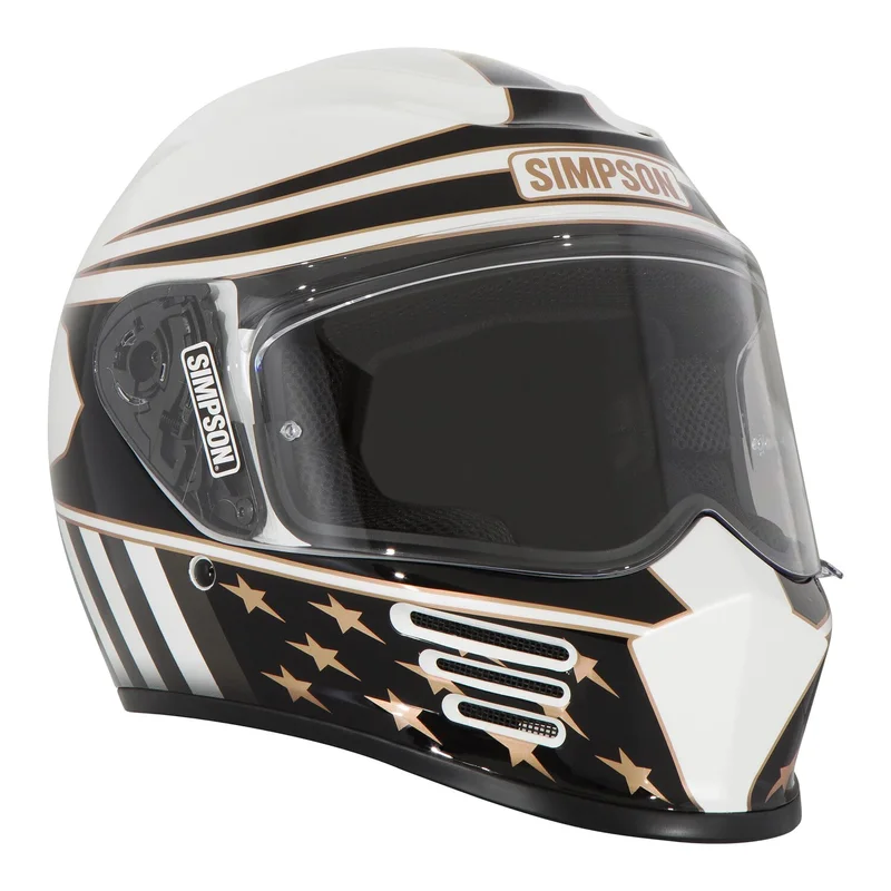 Simpson Speed helmet americana gold