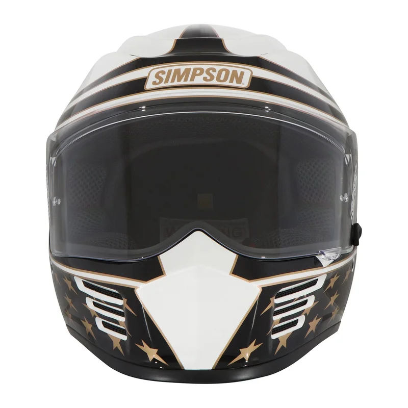 Simpson Speed helmet americana gold