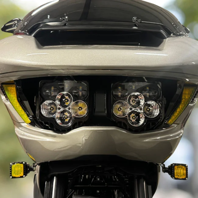 Custom Dynamics Dynamics, turn signal LED vent inserts. Front. Black