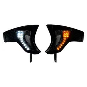 Custom Dynamics Custom Dynamics, turn signal LED vent inserts. Front. Black