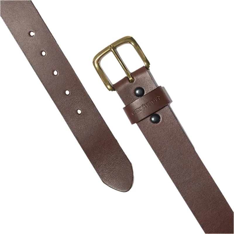 Carhartt Leather classic buckle belt dark brown