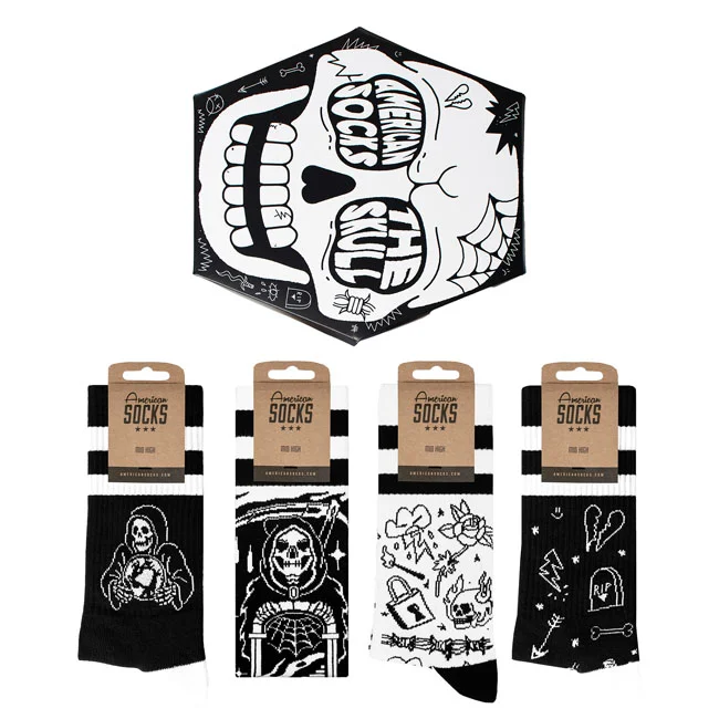 American Socks Socks The Skull gift box