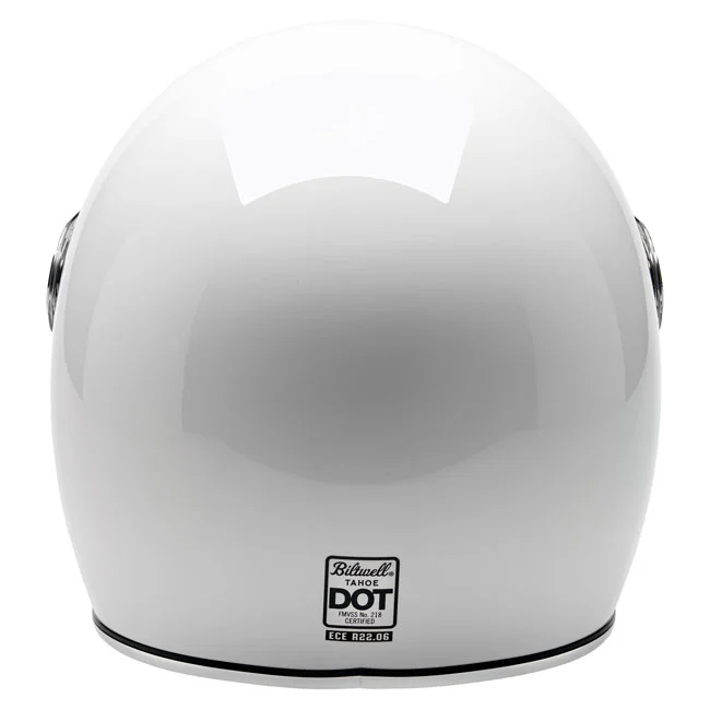 Biltwell Tahoe helmet gloss white