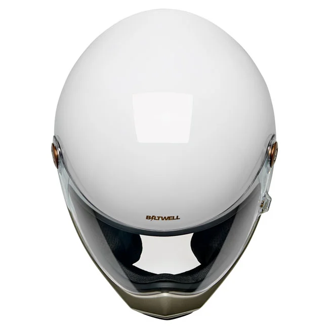 Biltwell Lane Splitter helmet intersection gold/silver/bronz