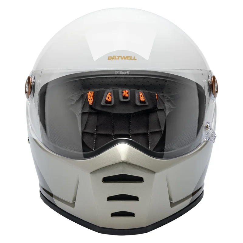 Biltwell Lane Splitter helmet intersection gold/silver/bronz