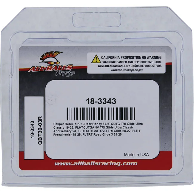 All Balls Caliper rebuild kit. Rear