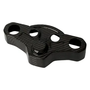 Tommy & Sons Tommy & Sons, carbon fiber top triple tree cover. Woven
