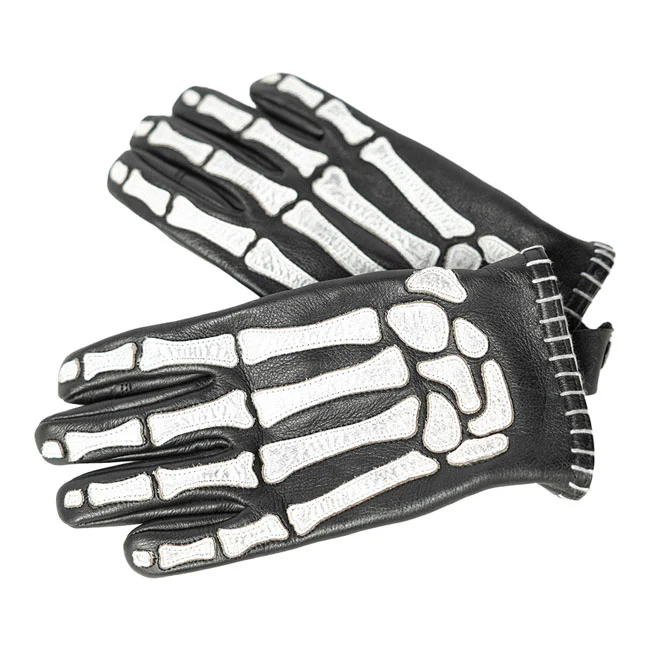 John Doe Skeletor gloves black
