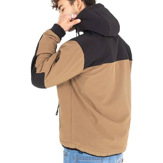 John Doe Hoodie V3 Softshell Rip-Stop dessert/black