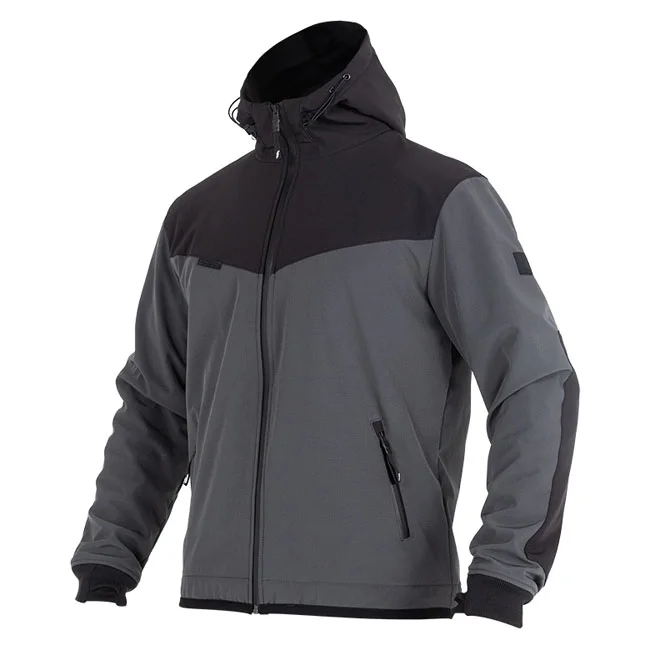 John Doe Hoodie V3 Softshell Rip-Stop grey/black