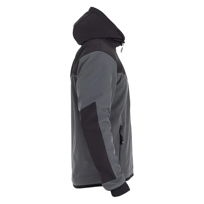 John Doe Hoodie V3 Softshell Rip-Stop grey/black