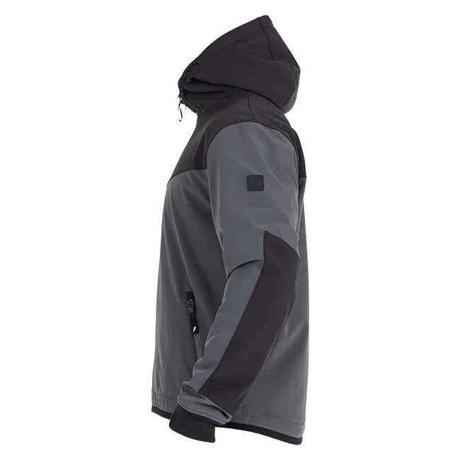 John Doe Hoodie V3 Softshell Rip-Stop grey/black