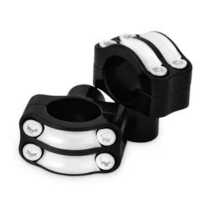 Burly Burly, Reaper riser kit. 1.5" high. 8-bolt 2-piece. Black CM