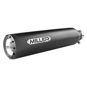 Miller Exhaust Miller, Silverado Slip-Ons black, Endcap Standard black