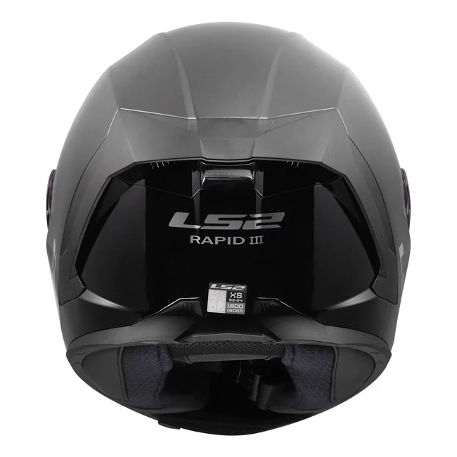 LS2 Rapid III Solid helmet gloss black