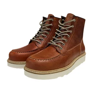 West Coast Choppers WCC Rigid boots tumbled brown