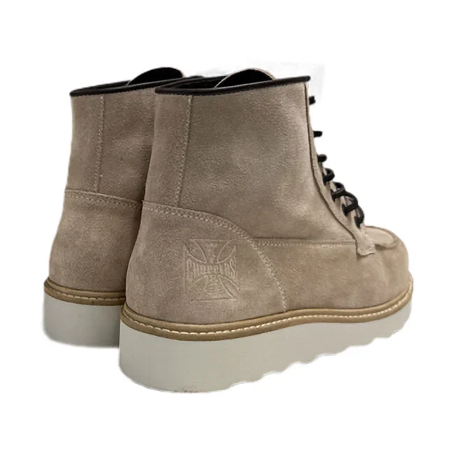 West Coast Choppers WCC Rigid boots sand