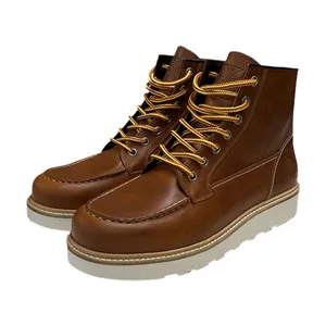 West Coast Choppers WCC Rigid boots cognac