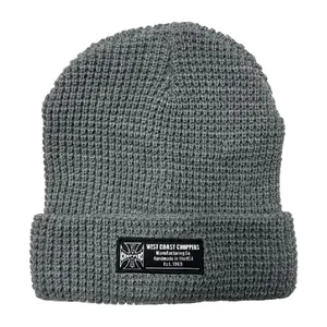 West Coast Choppers WCC Waffle Cuff beanie gray