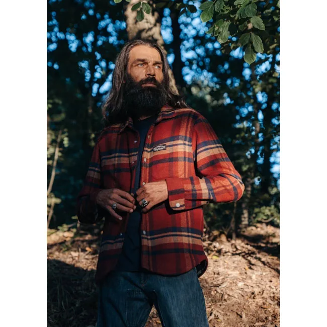 Holy Freedom Freedom Redford lined shirt red